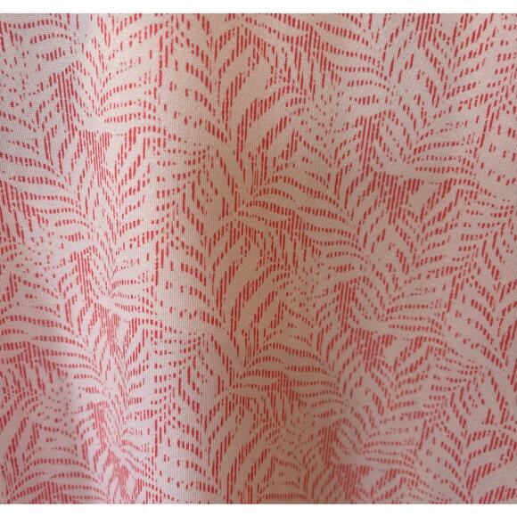 Tailor‎ Byrd Coral Palm Leaf Golf Polo Size Large - Picture 4 of 6